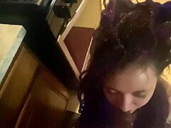 Tatted Dreadhead Beauty Banged to Orgasm 😈