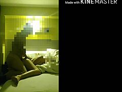 Enjoying a pleasant time with the hostess.