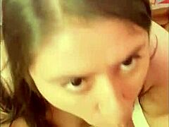 Latina Puta Rides Hard for Epic Facial Cumshot!