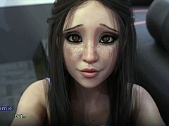 wvm 159 cedey will not stand for millies insults in this blonde brunette anime college cartoon.