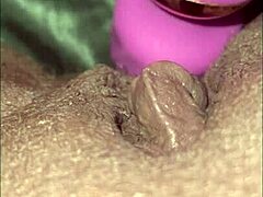 i'm milaj testing this new wand vibrator on my big tits