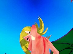 Watch the Dark Magician Girl get fucked hard in her bikini from Yu-Gi-Oh fantasy