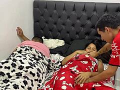 Uh, 1st part... big-ass uni girl bangs her classmate for project, ya know!