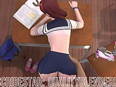 D Va's Big Tits And Ass Fucked In School POV Creampie Hentai