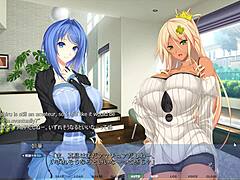 Yunagi feels up stepsis in akumeru family hentai