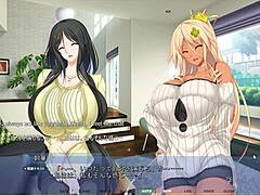 Yunagi feels up stepsis in akumeru family hentai