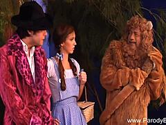 Parody sex scene brings holiday fun with blonde milf