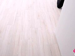 Step sister stuck! Step brother bangs her hard like a whore!