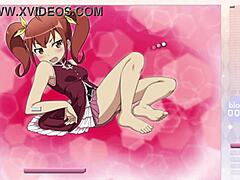 Kurusu Kanako Strips in Arkanoid Gameplay, Clothes Ripped Anime Hentai