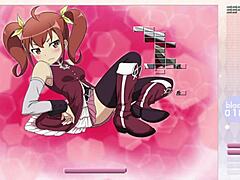 Kurusu Kanako Strips in Arkanoid Gameplay, Clothes Ripped Anime Hentai