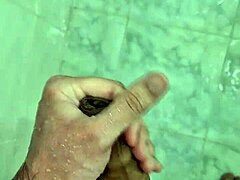 Jerking Off In The Shower With Excitement!