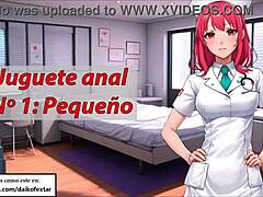 Extreme Anal JOI with Endless Spanish BDSM Experiment on European Shemale Slave.