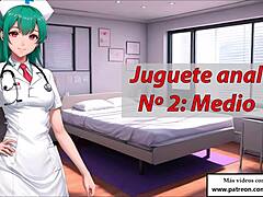 Extreme Anal JOI with Endless Spanish BDSM Experiment on European Shemale Slave.