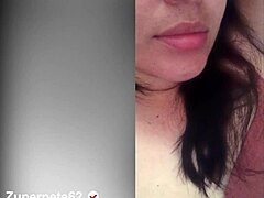 Sexy mexican woman waits for big cumshot on face