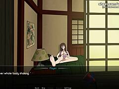 Hanabi Hyuga gets ass and pussy creampied.