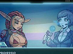 In star channel 34 part 89, the brunette redhead with big tits plays the game in this sexy anime hentai