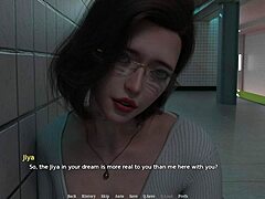 Horny train ride with shaved curvy pussy