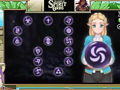 Legend of the spirit orbs zelda with princess blowjob