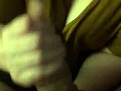 Redhead sucks and licks balls in amateur blowjob session!