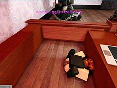 Cheating Roblox girl gets pounded by massive black cock in wild scene