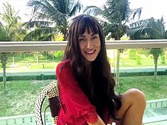 sexy girl shares makeup secrets for a flawless face