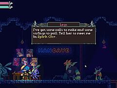 Hot goblin girl model takes pornstar path in Flip Witch Pixel Hentai Game Ep 7