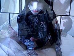 贝拉·亨泰女孩作为黑寡妇被硬操