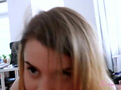 Cute Teen 18+ Gets Rough Fucking With Cum On Tits And Swallow In Horny Amateur Couple Oral Action