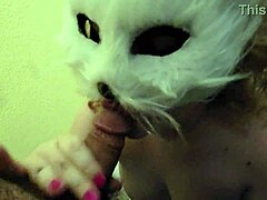 Wife sucks my cock until I cum in her mouth.