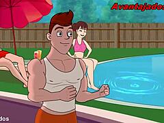 Gay Porn Drawing Of Well-Endowed Straight Guy