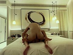 monika fox bangs lover, takes cum in mouth after dinner