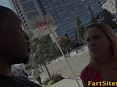 Teen Rims Black Guy's Big Cock In Interracial Session