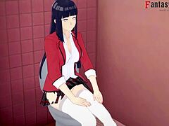 I watch Hinata and Sakura get jealous in Naruto hentai while fucking step relatives