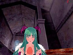 morrigan has hard sex in halloween sheer fantasy