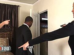 horny brunette with hairy snatch drilled by bbc! 😲