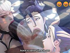 blacked anime girls give joi instructions in edit.