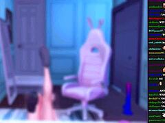 主播忘记结束直播，在狂野肛交中