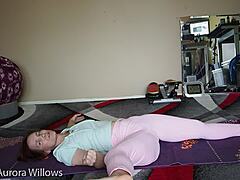 Yoga lesson 362 with femdom elements