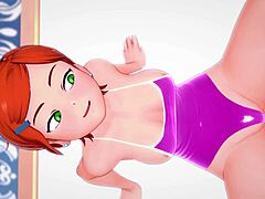 Hey Gwen, craving a huge shaft between your legs in this wild adult parody version?