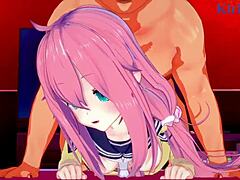 do nadeshiko and aoi get intense sex with the old man in hentai?