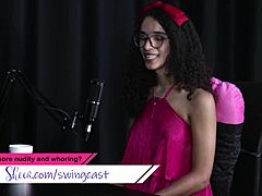 First Orgasm In Sheer Red Lingerie