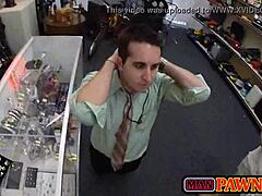 why's this gay twink sucking dick like crazy in pov?