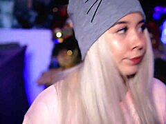 College girl with big butt performs online for tips