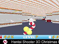Hentai shooter 3d christmas party with big tits