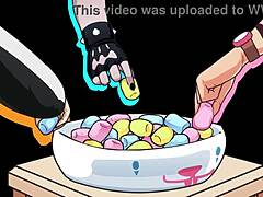 闷热兔子派对高清，疯狂卡通动作怪物鸡巴乐趣