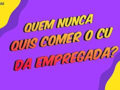 eating the big ass of the maid in hentai