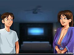 Summertime Saga - Milf Craves His Huge White Shaft