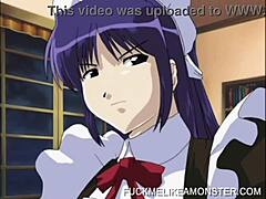 This bound hentai slut takes a hardcore pounding from a monster