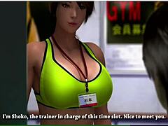What gym is this with sexy trainer Shoko Sugimoto?