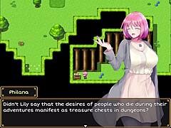 Horny client grabs cute waitress's big tits during massage in philana and the elixir of life part 2